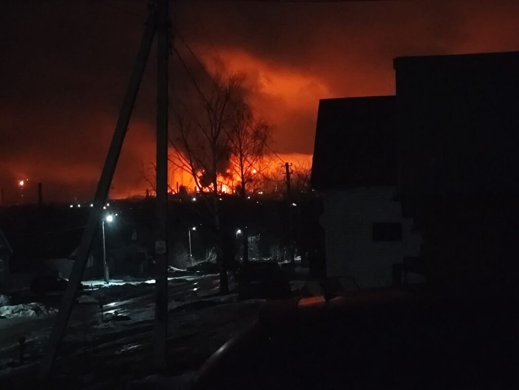 Ukrainian drones strike Russia’s fourth-largest oil refinery in 800km range attack