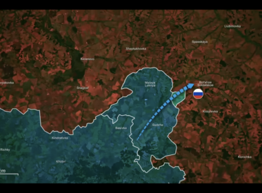 A screenshot from the Reporting from Ukraine video, 9 January