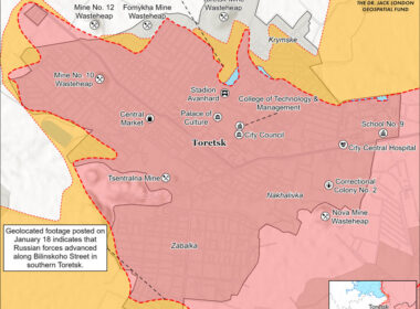 isw russian forces recently advanced near toretsk pokrovsk kurakhove donetsk oblast toretsk-january-20-2025 has continued offensive operations all key sectors front made gains only three areas ukraine news ukrainian reports