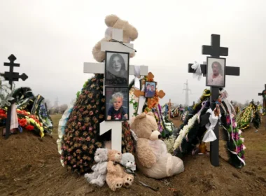 graves of the family from zaporizhzhia