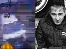 russia's shtorm-ossetia commander sergei melnikov (r) fpv drone view car moments before strike milnikov-russia-commander-of-shtorm-ossetia-eliminated-clown ukraine news ukrainian reports