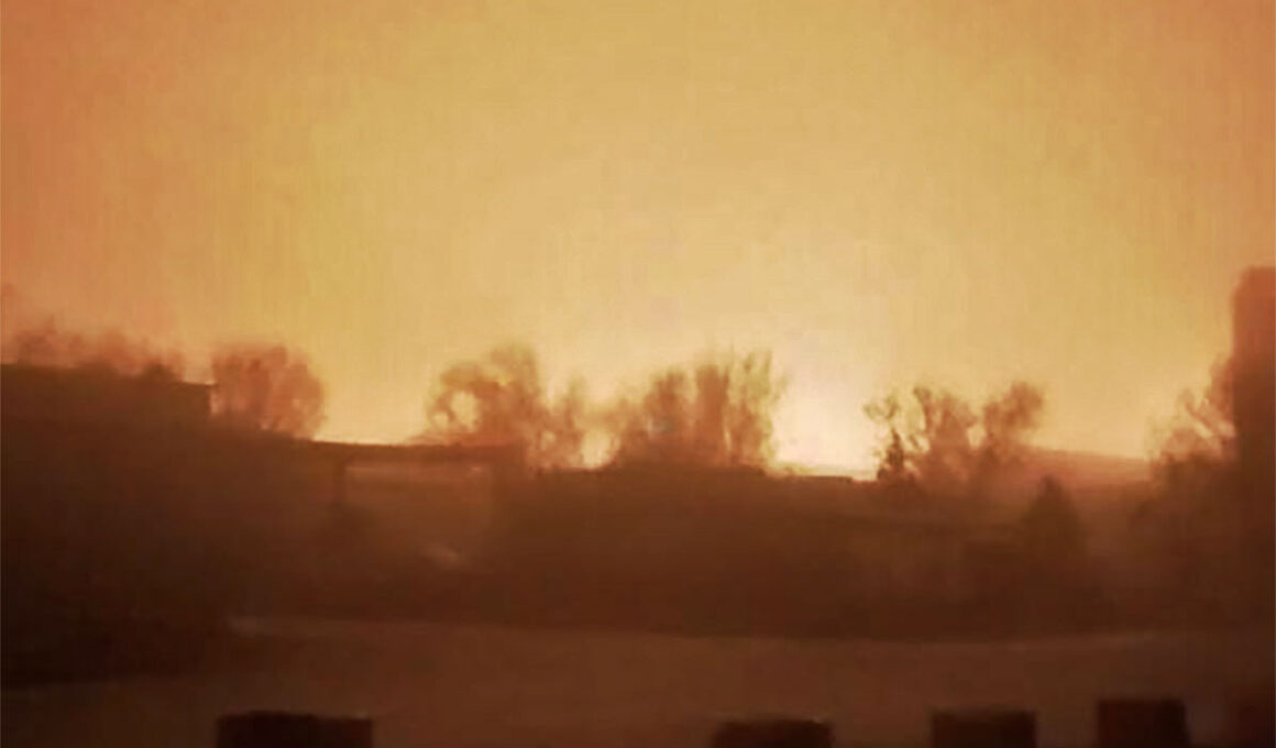 ukraine strikes major lukoil refinery volgograd oblast fire seen area oil depot russia after ukrainian drone attack 31 2025 volgograd-fire unmanned systems units defense intelligence conducted coordinated strike lukoil's early