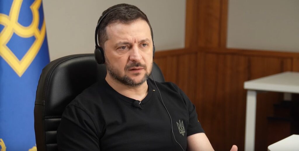 President of Ukraine Volodymyr Zelenskyy, photo via YouTube/President of Ukraine.