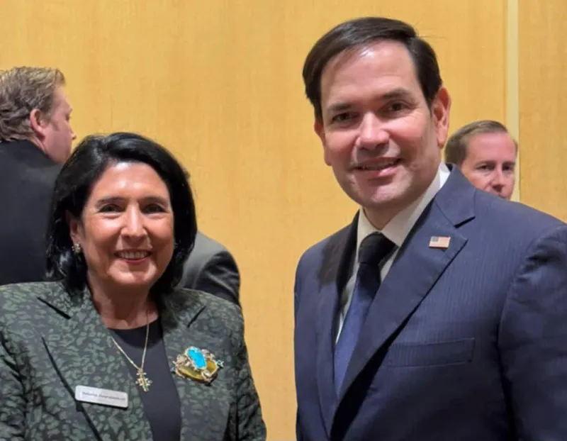 President Zourabichvili and Secretary of State Marco Rubio