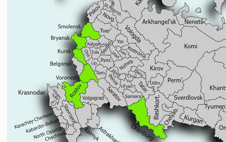 drones target smolensk aviation plant trigger oil depot fire voronezh oblast russian regions affected drone attacks created paintmapscom local authorities report widespread across several russia's overnight 21 multiple strategic facilities