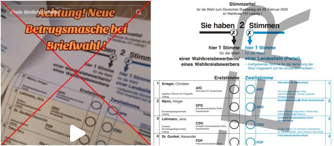 russian fake videos target german elections favor pro-russian afd ballot paper shown propaganda video (left) real one (right) faktencheckafpcom 0e8bbcc9f727de1b097d64b4fe75e919 multiple alleging manipulation mail-in ballots have appeared online just days