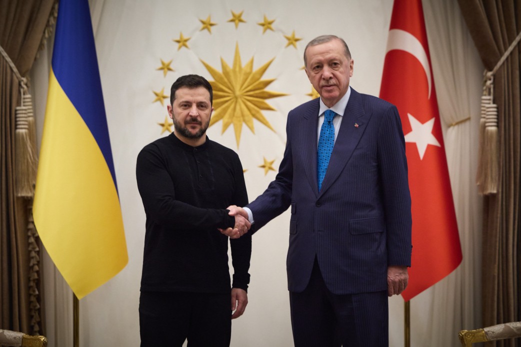 Ukraine President Volodymyr Zelenskyy and Recep Tayip Erdogan/ President's office