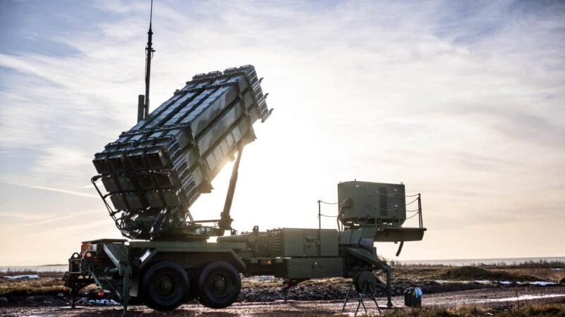Patriot PAC-3 surface-to-air missile system.