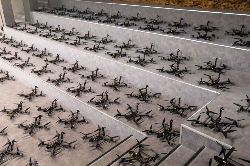 Wild Hornets Ukrainian-made drones.