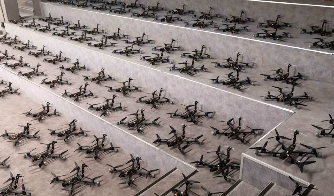 Wild Hornets Ukrainian-made drones.