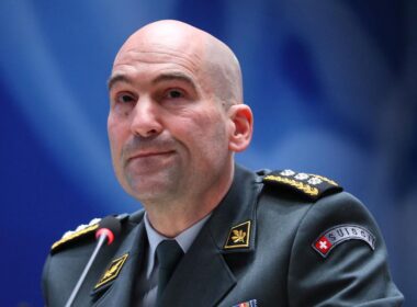 The head of the Swiss Armed Forces Thomas Suessli