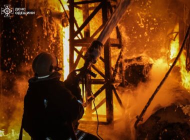 odesa recovers after two nights russian airstrikes damaged power facilities ukrainian firefighter extinguishing fire drone attack late 19 2025 76112b13-8240-4983-9abf-737a853090ec ukraine news reports