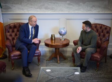 ukraine receive giraffe radars ireland taoiseach (pm) micheál martin meeting president volodymyr zelenskyy 27 2025 presidentgovua 8e5e2855c0f287deca47bd0cc38c063a_1740668265_extra_large provide radar stations irish (prime minister) announced during ukrainian shannon president's office news