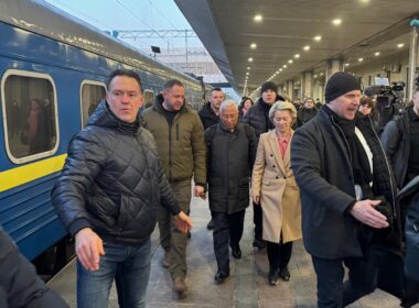 European Commission President Ursula von der Leyen and European Council President António Costa arrived to Kyiv on 24 February 2025, marking the third anniversary of Russia's full-scale invasion of Ukraine.