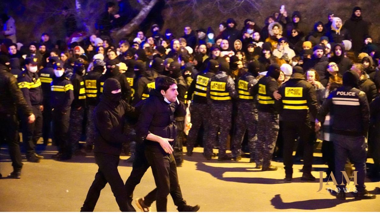 Tbilisi protests police Georgia arrests