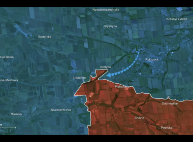 A screenshot from the Reporting from Ukraine video, 16 February.