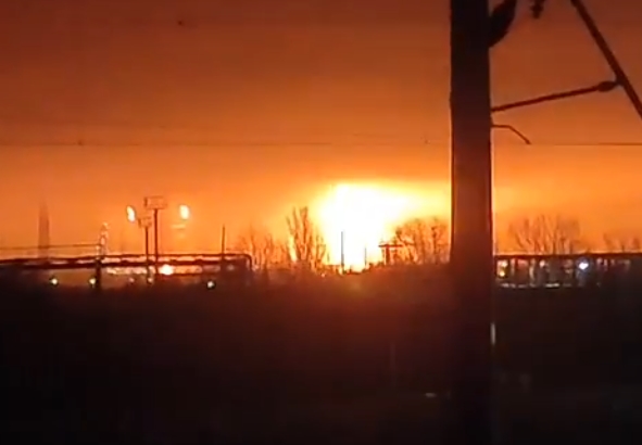 fire astrakhan gas processing plant screenshot_4 ukraine news ukrainian reports