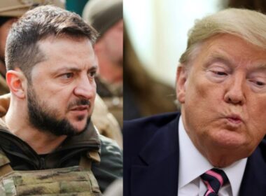 Ukrainian President Volodymyr Zelenskyy and US President Donald Trump.