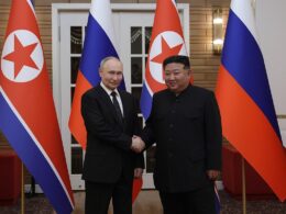 Vladimir Putin and Kim Jong Un. Photo via Wikimedia.