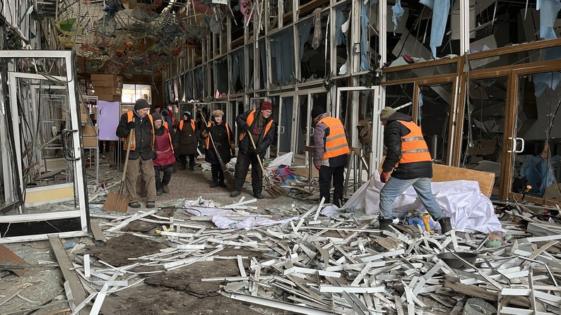 shop all destroyed russia damages kharkiv's largest marketplace aftermath russia's drone strike barabashovo market lkharkiv overnight 6 a087e35778feaba9 launched its daily aerial assault against ukraine shahed damaging city's least 76