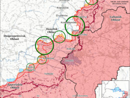 isw russian advance near donetsk's pokrovsk slows focus shift kostiantynivka donetsk-oblast institute study war (isw) reported 15 advances eastern ukraine's donetsk oblast south southwest have significantly slowed over past two