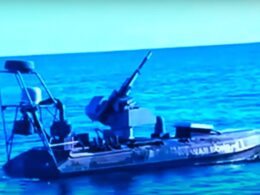 russians catch up naval drone tech ukraine developing countermeasures machine-gun sbu special forces kulemetnyj-morskyj-dron-1-1024x489 developed capabilities include machine gun-equipped patrol drones 1700-kilometer range can operate rough seas defense systems against