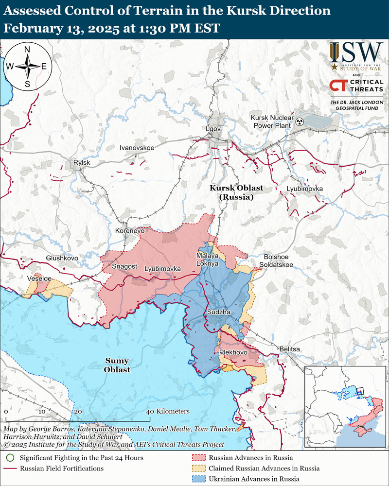 syrskyi ukraine holds 500 km² russian territory kursk oblast isw kursk-oblast-control ukrainian army's commander-in-chief oleksandr wrote now has own security zone federation along ukraine's border holding about square kilometers forcing