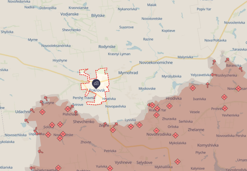 Russian forces inch closer to Pokrovsk amid reduced assault intensity