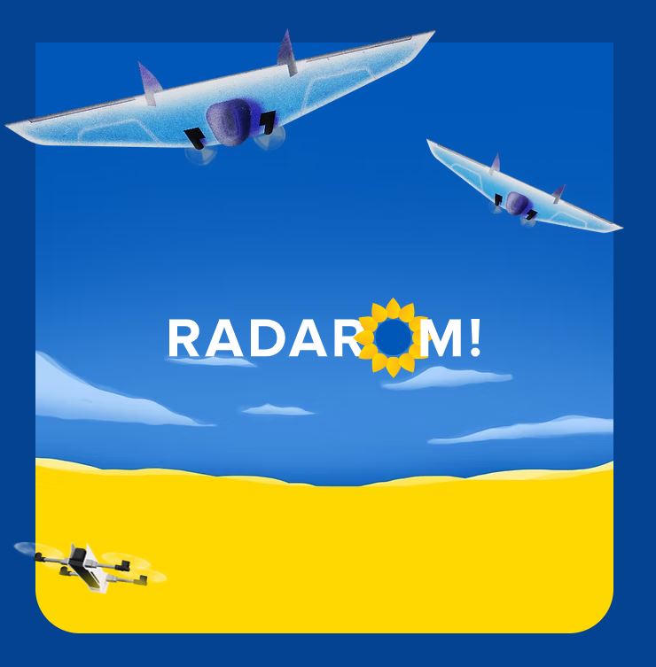 lithuanian fundraising campaign collects €57 million drones support ukraine graphics website radarom funds lrt’s three-week split two-thirds lithuanian-made one-third ukrainian production news reports