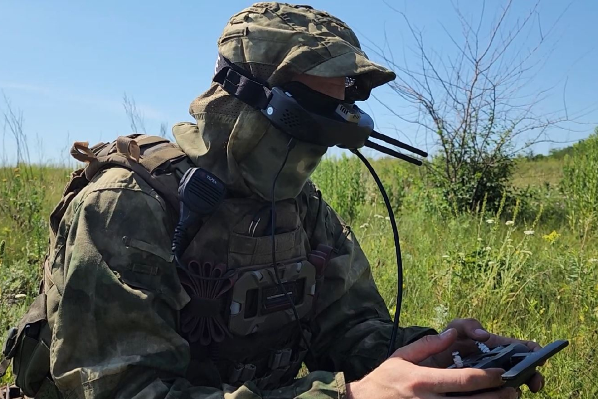 eight russian drone operators blinded after fpv c4-rigged goggles explode operator russia's defense ministry rusnia series explosions rigged explosives has injured least across multiple regions telegram channel dosye shpiona (spy's