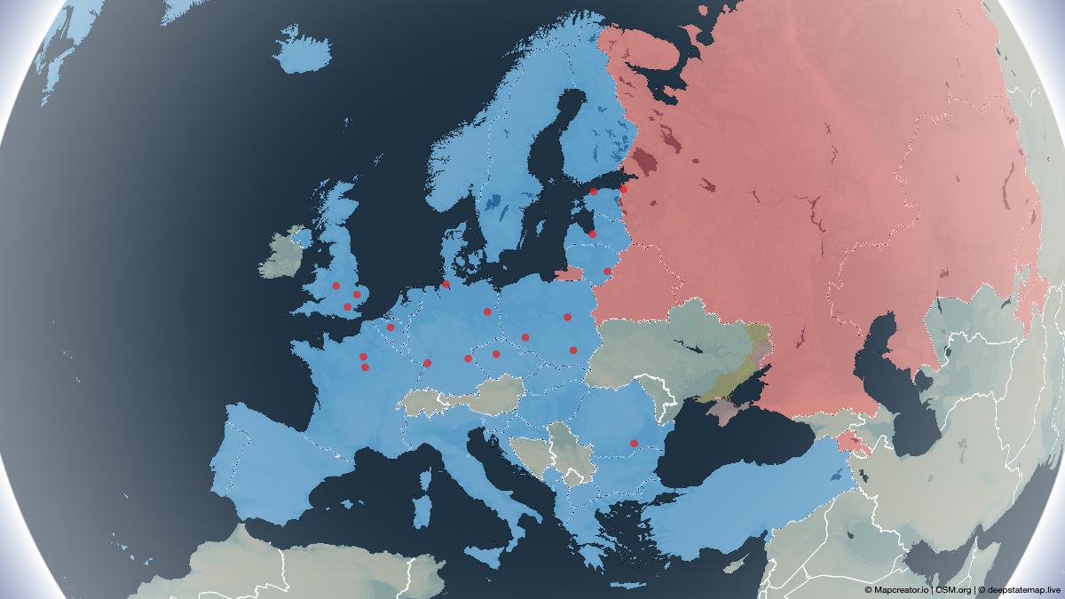 Russian sabotage Hybrid warfare in the Baltic sea Putin NATO European security Lithuania Finland Sweden Estonia Germany Russian war against Ukraine full-sclae invasion