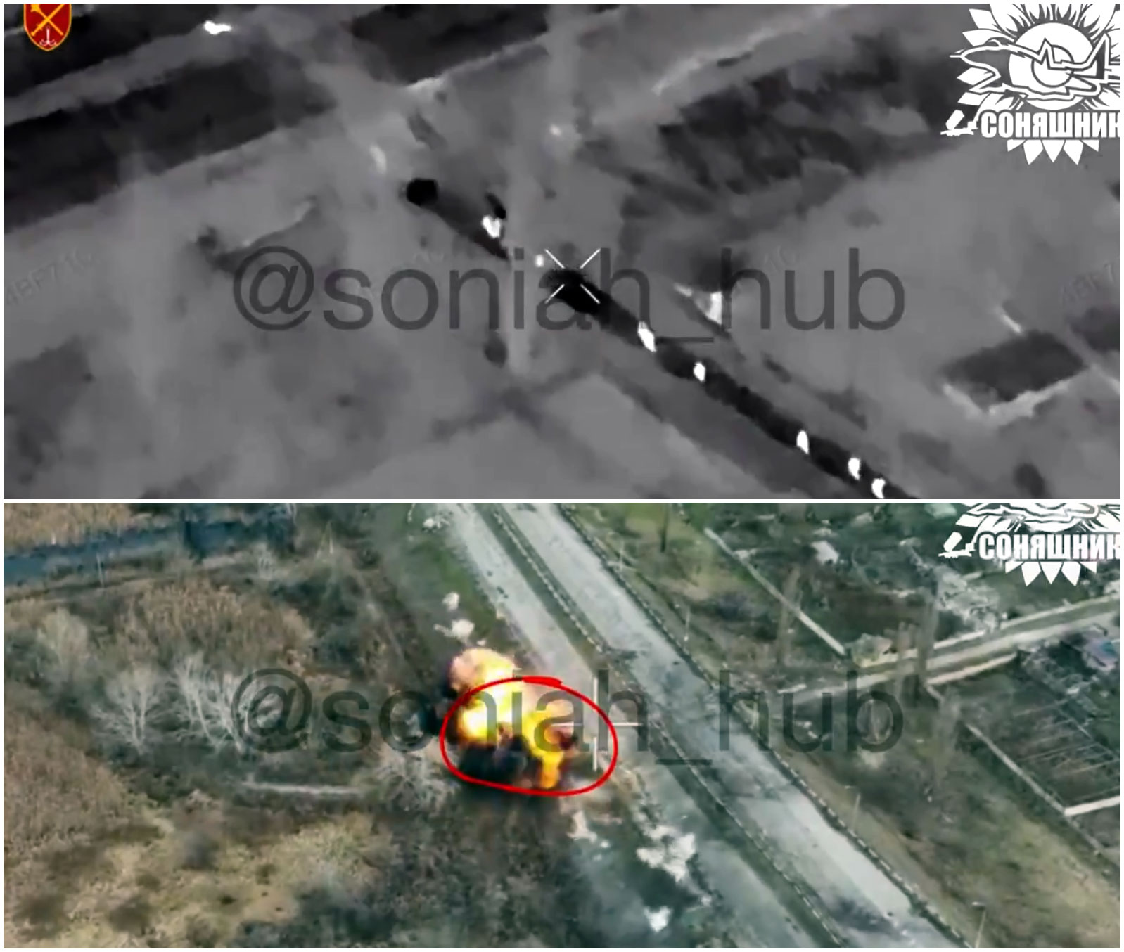 ukrainian mig-29 strikes russian squad hiding kherson oblast bunker bomb attack troops reinforces road underpass russians-underneath-the-bridge air force fighter successfully struck infantry position occupied territory forbes reports occurred before 10