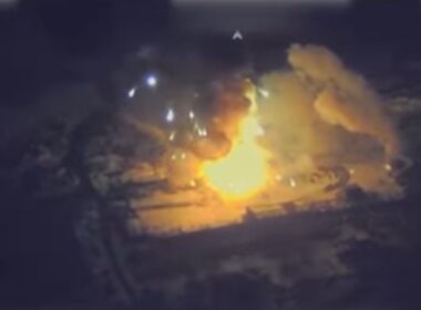 ukrainians destroy russian thermobaric ammunition depot donetsk oblast military says (video) explotion russia's occupied selydove overnight 27-28 2025 video ukrainian army's general staff ammo fire attack caused massive explosions sent