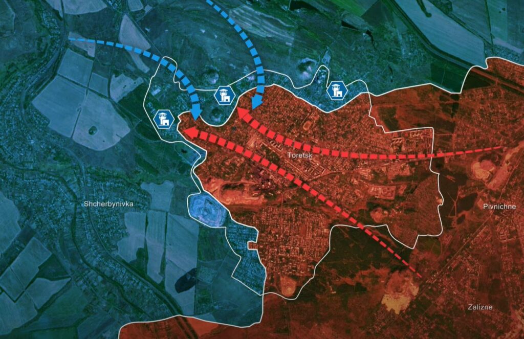 frontline report ukrainian raids stop russian breakthrough toretsk reporting ukraine's video defenders donetsk's conduct mechanized close-quarters combat preventing forces advancing beyond city’s outskirts 6 2025 today interesting news eastern donetsk