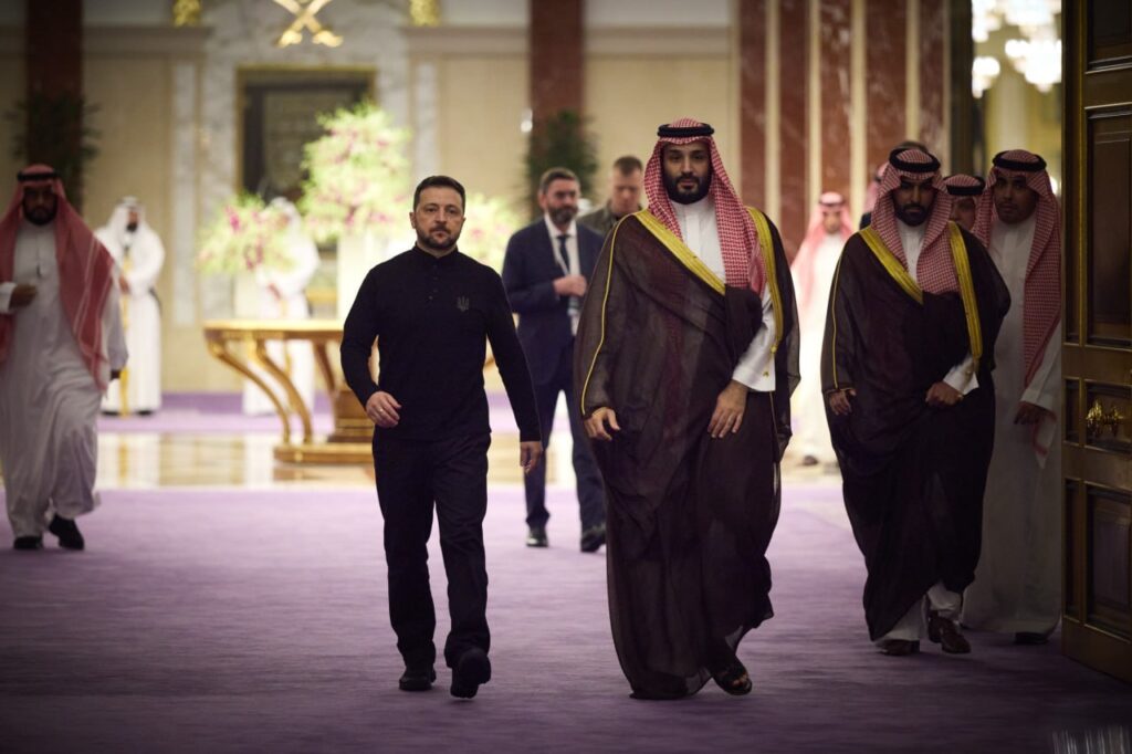 zelenskyy meets saudi crown prince ahead ukraine-us talks ukraine's president volodymyr (l) mohammed bin salman (r) jeddah 10 2025 presidentgovua 0e295b60-4f91-4610-9fc5-a3b1bc7c322a ukrainian met crucial between officials aimed establishing framework peace