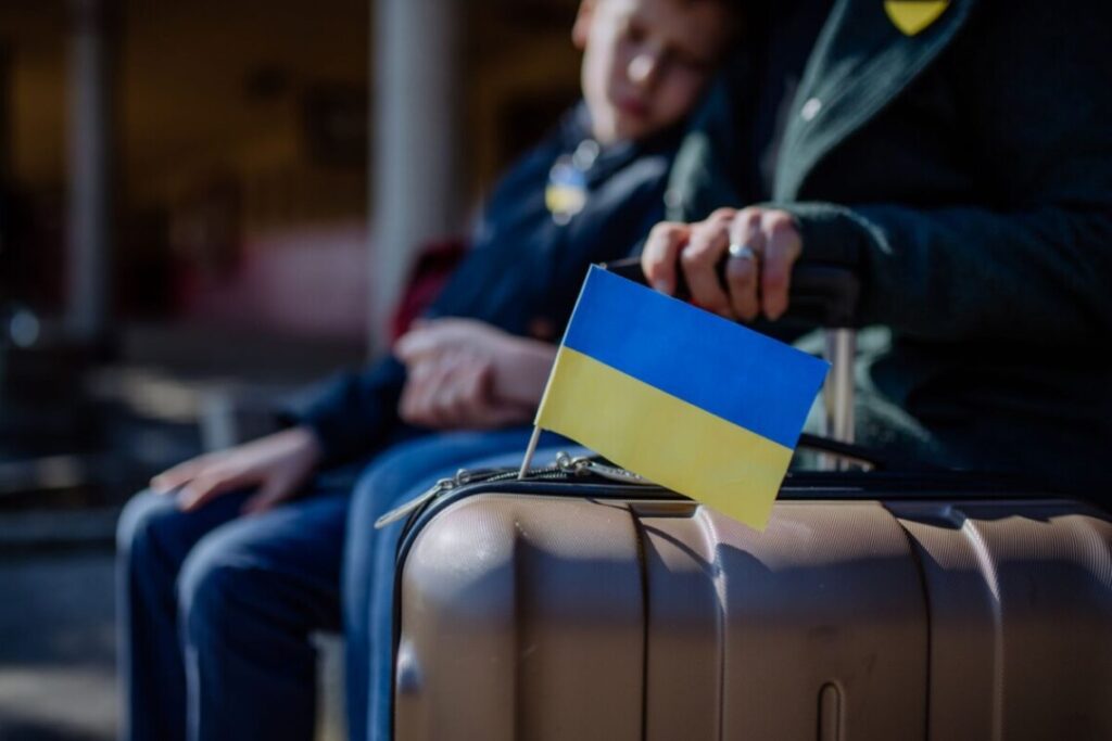 Illustrative image. Ukrainian refugees.