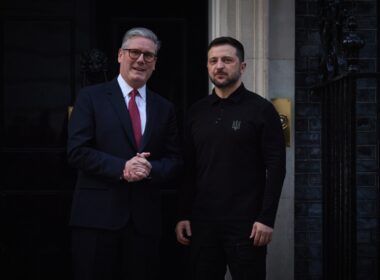 U.K. PM Keir Starmer and Ukraine's President Volodymyr Zelenskyy