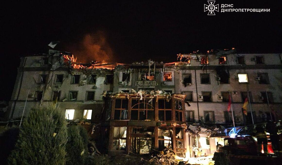 Russian forces launched a missile attack on the Ukrainian city of Kryvyi Rih, Dnipropetrovsk Oblast, on the evening of 5 March, resulting in two fatalities and at least 14 injuries when a five-story hotel was struck