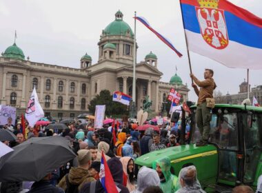 Massive anti-government protests continue across Serbia.