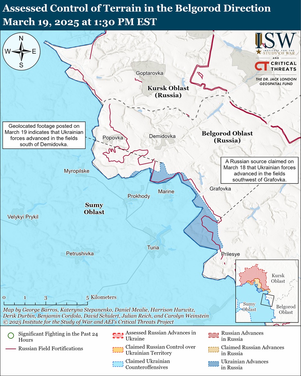 isw ukrainians advanced russia's belgorod oblast russians donetsk direction 19 2025 ukrainian forces have while russian gained ground several areas report published institute study war (isw) ukraine news reports