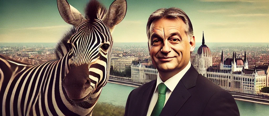 Hungarian PM Viktor Orban and zebra/ChatGPT