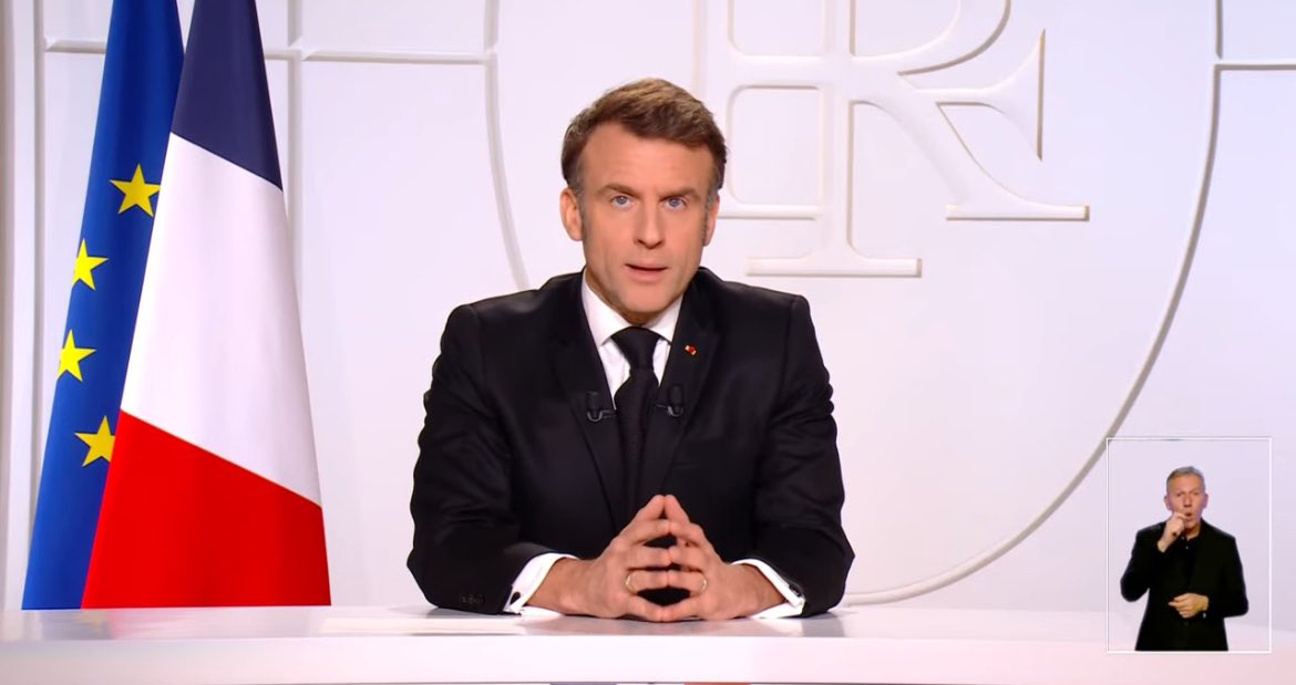 French President Emmanuel Macron/YouTube screenshot