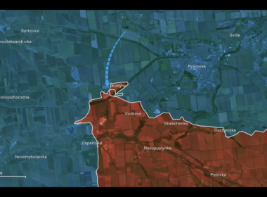 A screenshot from the Reporting from Ukraine video, 3 March.