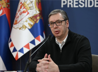 Serbian President Aleksandar Vučić.