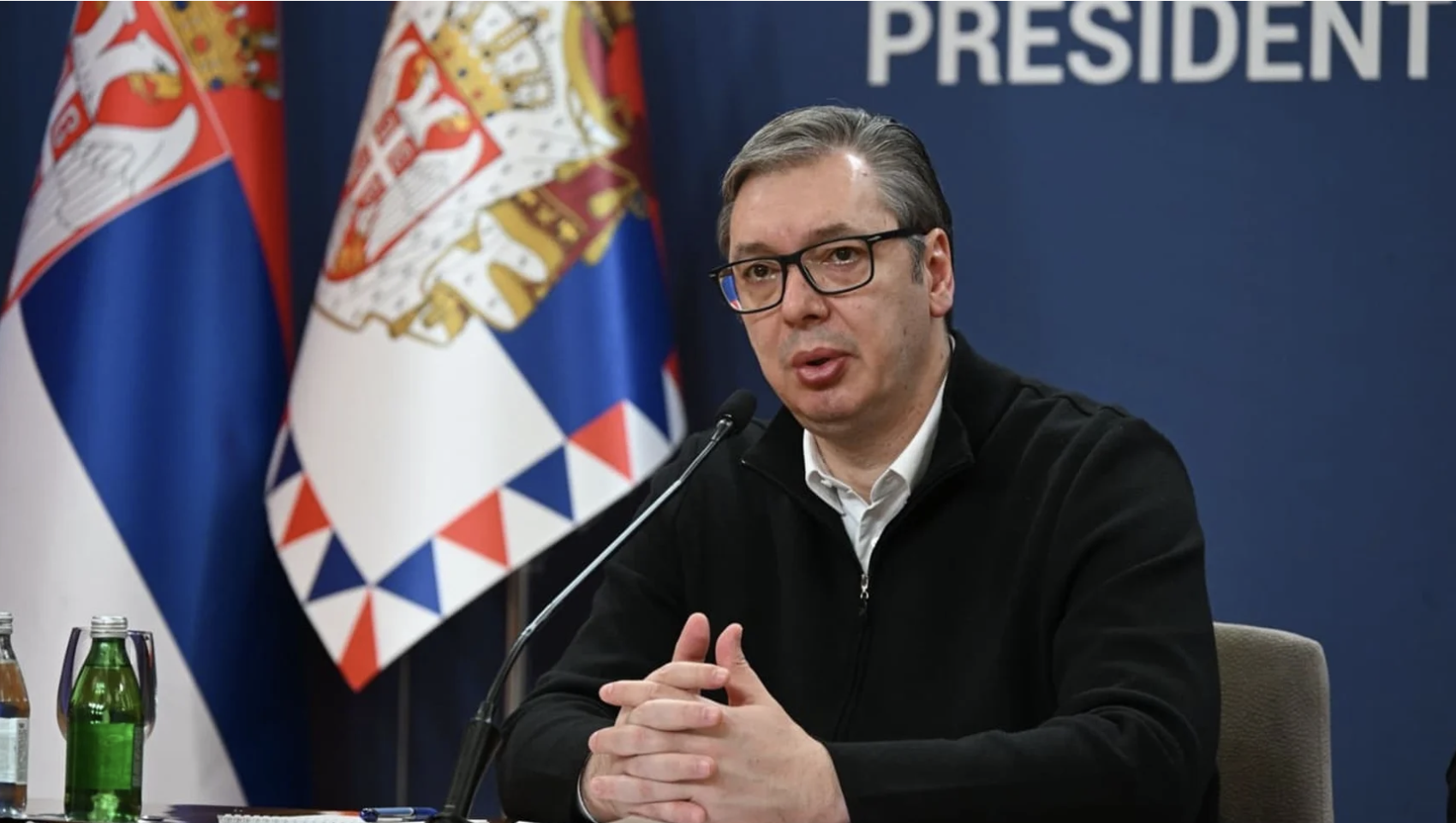 Serbian President Aleksandar Vučić.