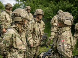 An illustrative image. Royal Life Guards soldiers take part in exercises, 12 June 2024