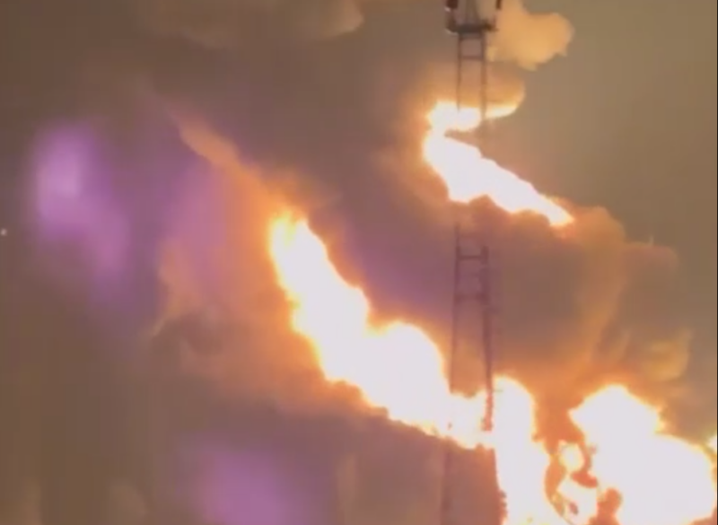 Russian oil depot fire rages for fifth day after drone strike [updated ...