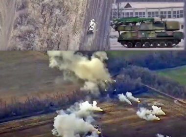 ukrainian forces destroy russian buk-m1 anti-air missile launcher (video) destruction russia's buk m1 surface-to-air defense have destroyed 9a310 self-propelled air system using precision weapons militarnyi reports referring khortytsia operational-strategic grouping