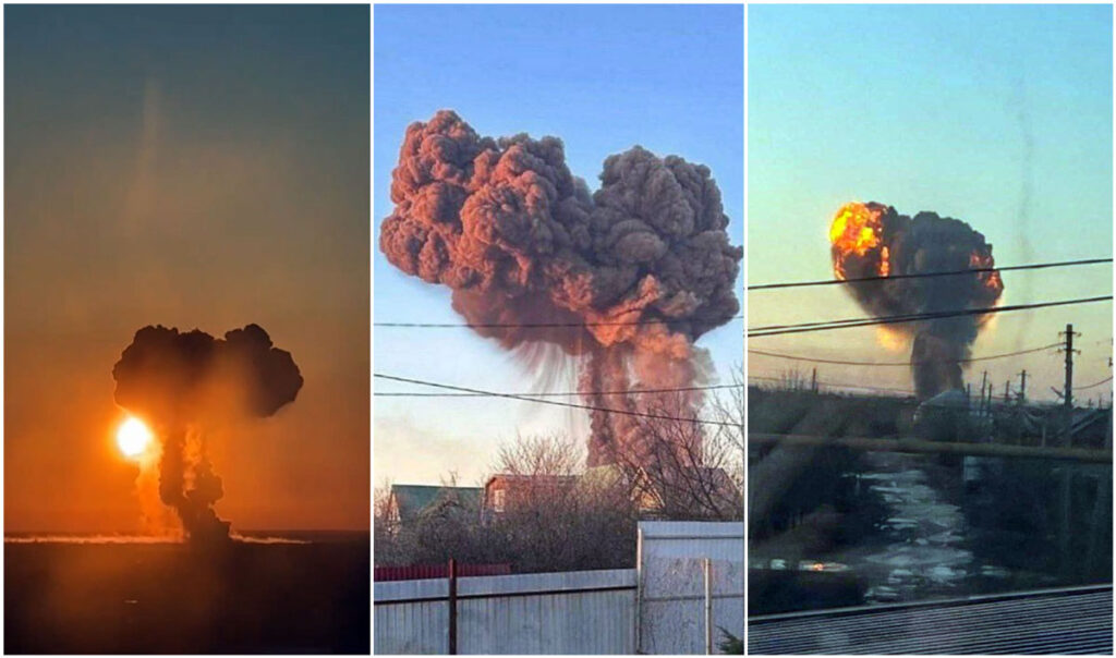 sbu drone strike targets russian strategic bombers engels airbase explosion engels-2 base saratov oblast russia 20 2025 engels-goes-boom-bombers ukraine news ukrainian reports