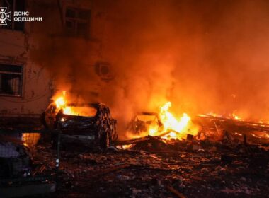 russian drone strikes hit odesa sumy injuring four aftermath russia's attack late 3 2025 f986e73a-dbb6-4e5f-a154-351455b1b052 morning 4 ukraine’s air force reported forces launched 99 drones overnight including shahed one-way decoys